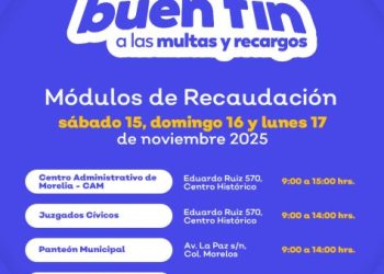 Gobierno de Morelia invita a aprovechar descuentos del Buen Fin 2025 durante este puente oficial