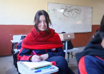 Recorren el horario de entrada y salida a las escuelas por causa del frío