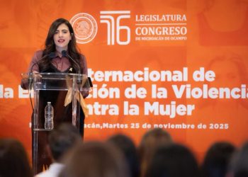 Giulianna Bugarini llama a luchar contra la violencia a las mujeres con leyes que antes les negaron