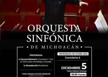 Osidem interpretará a Bottesini y Shostakovich en su quinto concierto de temporada