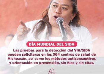 Reconoce Belinda Iturbide trabajo de Michoacán en prevención del SIDA