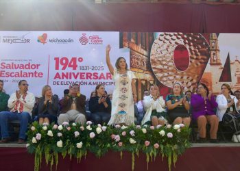 Dayana Pérez fortalece identidad y gobernabilidad a  Salvador Escalante en masiva conmemoración del 194 aniversario como municipio