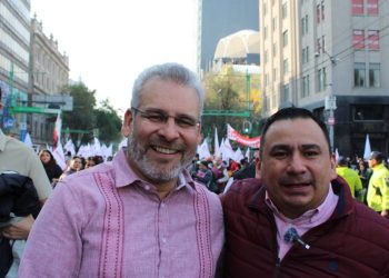 Michoacán muestra fuerza y unidad en el Zócalo en respaldo a la Cuarta Transformación