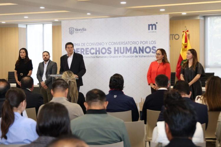 Gobierno de Morelia y CEDH fortalecen trabajo por los derechos humanos