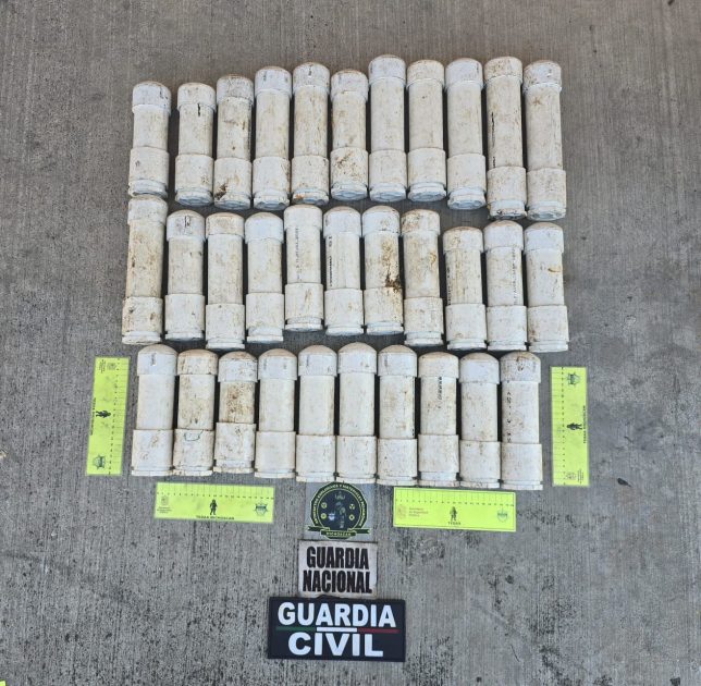 Aseguradas 32 granadas y 2 artefactos explosivos en Nahuatzen