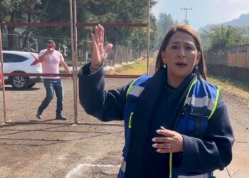 Gobierno de Quiroga realiza rehabilitación del camino a la Unidad Deportiva: Alma Mireya González