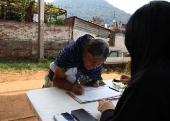 Acompaña el IEM renovación del Concejo Comunal de la Cantera en Tangamandapio, Michoacán