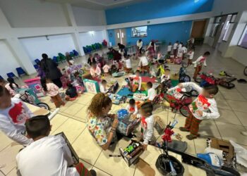 Gaspar, Melchor y Baltasar regalaron sonrisas a infancias en los 6 Centros de Asistencia Social de Morelia