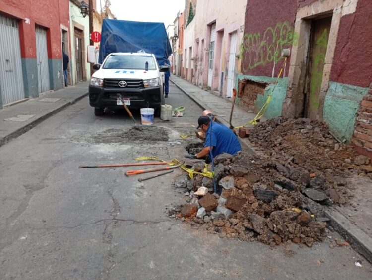 Ooapas realiza trabajos de reparación en Nicolás Bravo