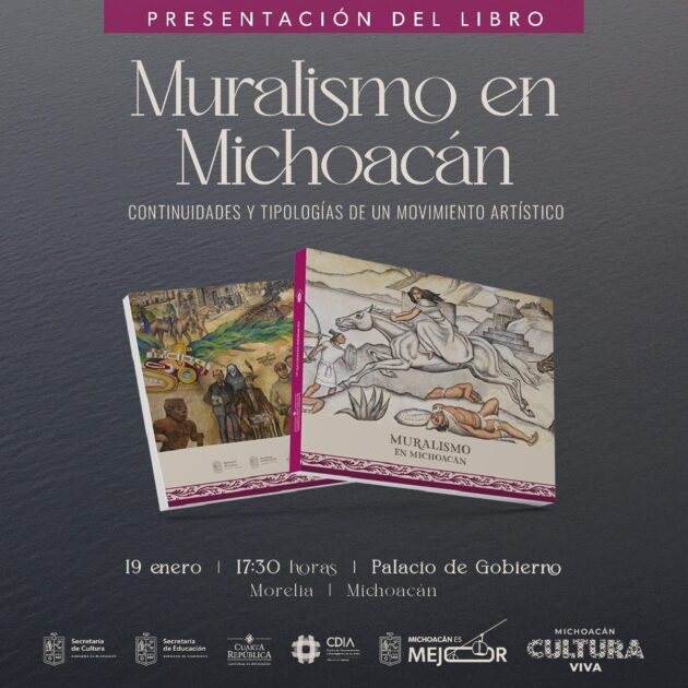 Próxima presentación del libro sobre el acervo muralista en Michoacán