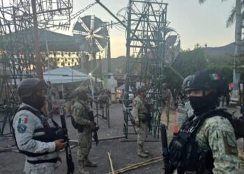 En plena Fiesta Patronal de Tinajas de Vargas, Tanhuato, decomisan castillo pirotécnico por imágenes que hacen apología del delito