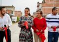 Zacapu avanza con hechos, Mónica Valdez entregan nueva calle pavimentada con concreto hidráulico