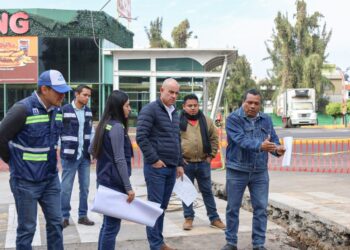 Adolfo Torres supervisa obra de red sanitaria en la zona Sureste de Morelia en beneficio de más de 150 familias