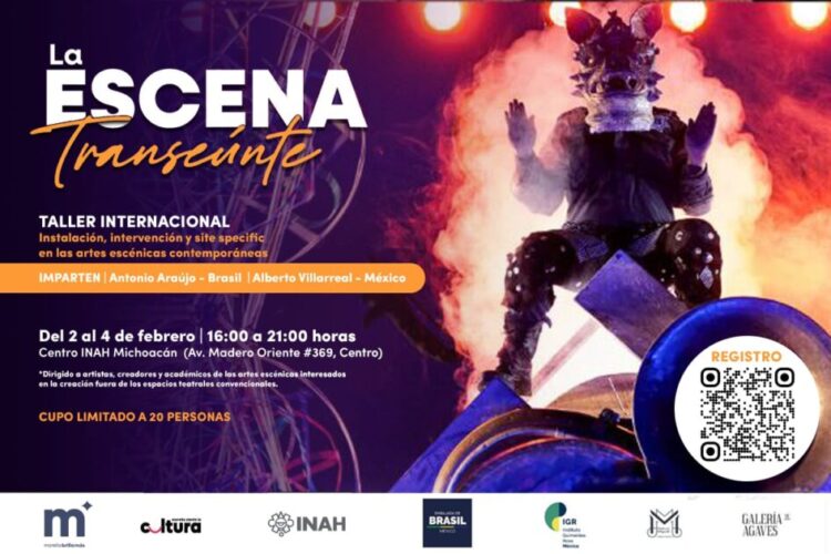 Invita SeCultura Morelia a taller internacional de artes escénicas ‘La Escena Transeúnte’