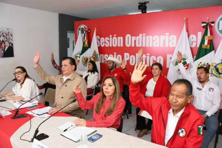 Consejo Político del PRI aprueba método de renovación de la dirigencia estatal