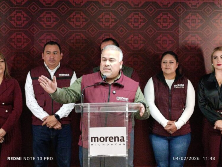 Defiende Jesús Mora actividades territoriales de Morena en Michoacán