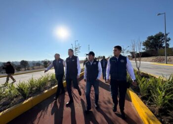 Revisa Alfonso Martínez últimos detalles de la avenida Amalia Solórzano*