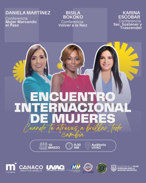 Gobierno de Morelia impulsa liderazgo y autonomía con Encuentro Internacional de Mujeres