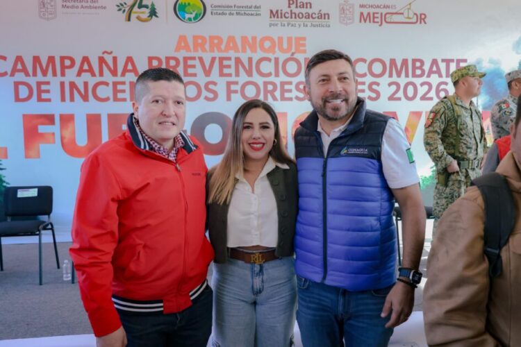 Salvador Escalante se suma a la estrategia estatal contra incendios forestales: Dayana Pérez