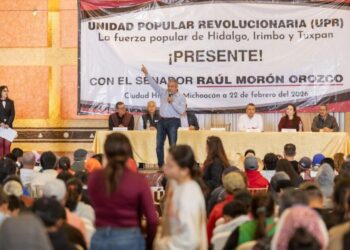 Morón presente para el pueblo; construye unidad de la 4T en Michoacán
