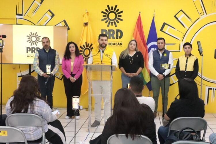 PRD Michoacán llama a fortalecer la coordinación entre gobiernos para reforzar la seguridad en el Estado