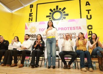 Araceli Saucedo respalda la renovación y fortalecimiento de los comités municipales de Irimbo, Áporo y Angangueo