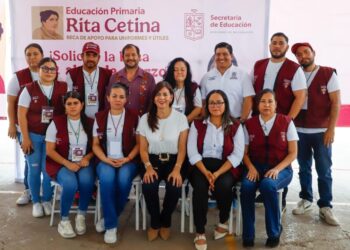 Apatzingán recibe la asamblea presencial para la Beca Rita Cetina en primaria: Gabriela Molina