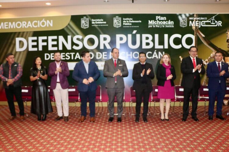 Destaca Baltazar Gaona vocación y compromiso de las y los defensores públicos de Michoacán