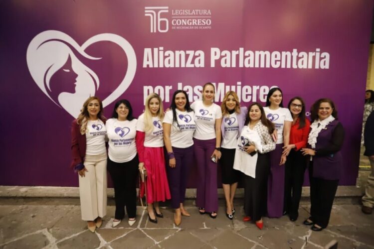 Diputadas de diferentes fuerzas políticas de la 76 Legislatura conformaron Alianza en pro de mujeres michoacanas