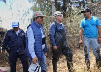 Anuncia Adolfo Torres mantenimiento preventivo en canal de la Presa de Cointzio