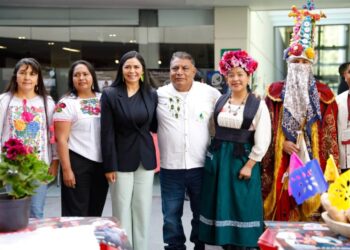 Araceli Saucedo promueve desde el Senado la Feria del Geranio de Tingambato