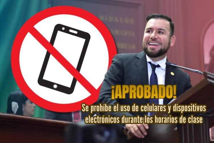 Celebra Reyes Galindo aprobación de iniciativa para regular uso de celulares en clase
