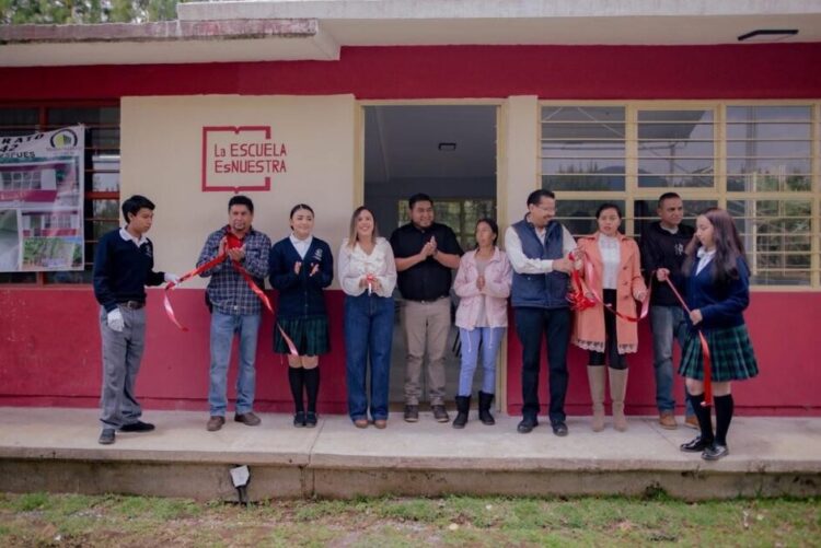 Inauguran comedor escolar en Turirán; Dayana Pérez Mendoza fortalece la educación en Salvador Escalante