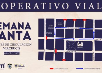 Gobierno de Morelia anuncia cortes viales por Viacrucis