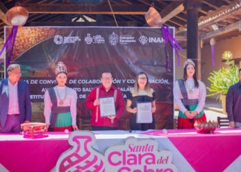 Salvador Escalante y el INAH firman convenio de colaboración para la preservación del patrimonio: Dayana Pérez