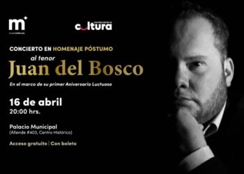 Invita SeCultura Morelia a concierto en homenaje póstumo al tenor Juan del Bosco