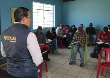 Fortalece FGE la legalidad en la actuación policial en Salvador Escalante con capacitación al Concejo Comunal de Chapa Nuevo