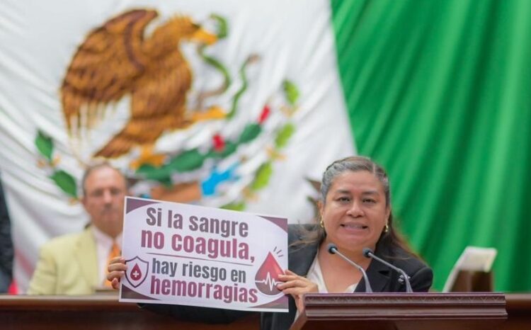 Urge Belinda Iturbide Díaz a reforzar detección y difusión de la hemofilia