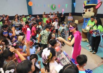 Niñas y niños de tenencias disfrutan ‘Héroes por la Paz’ con actividades formativas