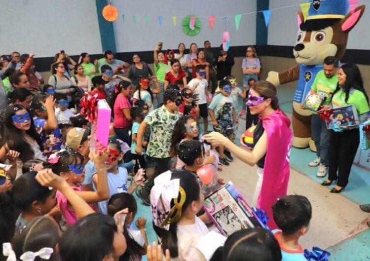 Niñas y niños de tenencias disfrutan ‘Héroes por la Paz’ con actividades formativas