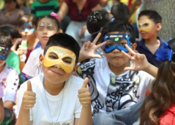 Con valores y alegría, niñas y niños celebraron ‘Héroes por la Paz’ en la Ludoteca del DIF Morelia