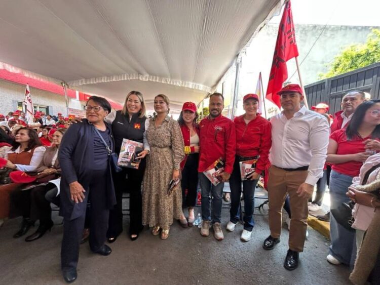 Felicita Baltazar Gaona a Reginaldo Sandoval y al PT Estado de México por nueva Casa del Poder del Pueblo