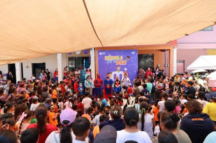 Festejo del DIF Morelia llegó a Santiago Undameo y Tenencia Morelos