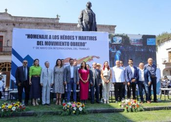 Reconoce Brissa Arroyo la lucha sindical en el Día del Trabajo