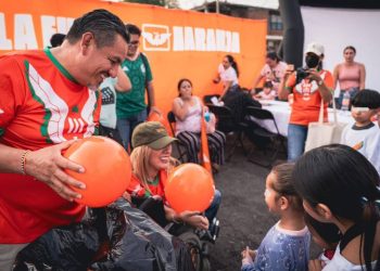 La Fuerza Naranja celebra a las niñas y los niños en Morelia; refrenda su compromiso con la infancia