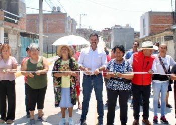 Yankel Benítez entrega calles a colonia 3 de Agosto