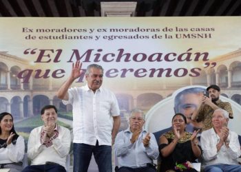 No hay liderazgo más comprometido y sólido en Michoacán que el de Morón. ¿Dónde van a encontrar más?”: Noroña