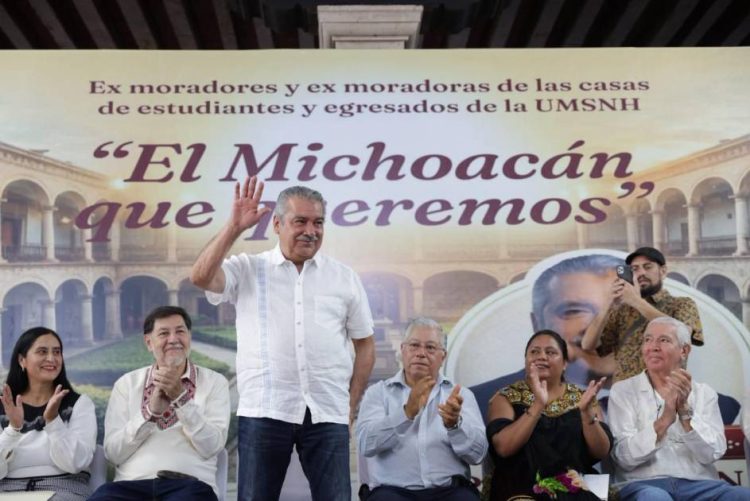 No hay liderazgo más comprometido y sólido en Michoacán que el de Morón. ¿Dónde van a encontrar más?”: Noroña