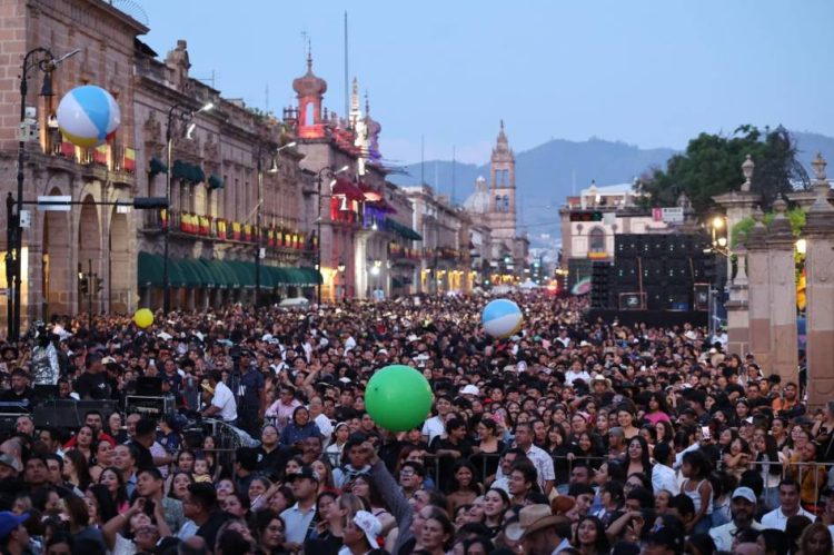 Morelia vive concierto histórico en su 485 Aniversario