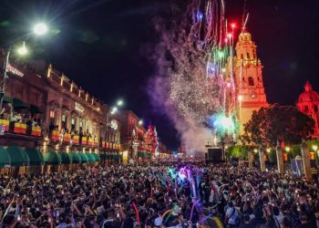 Celebra Morelia uno de los festejos más espectaculares en su aniversario